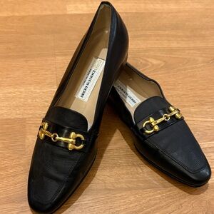 Women’s ENRICO GERBI leather loafer shoes size 7